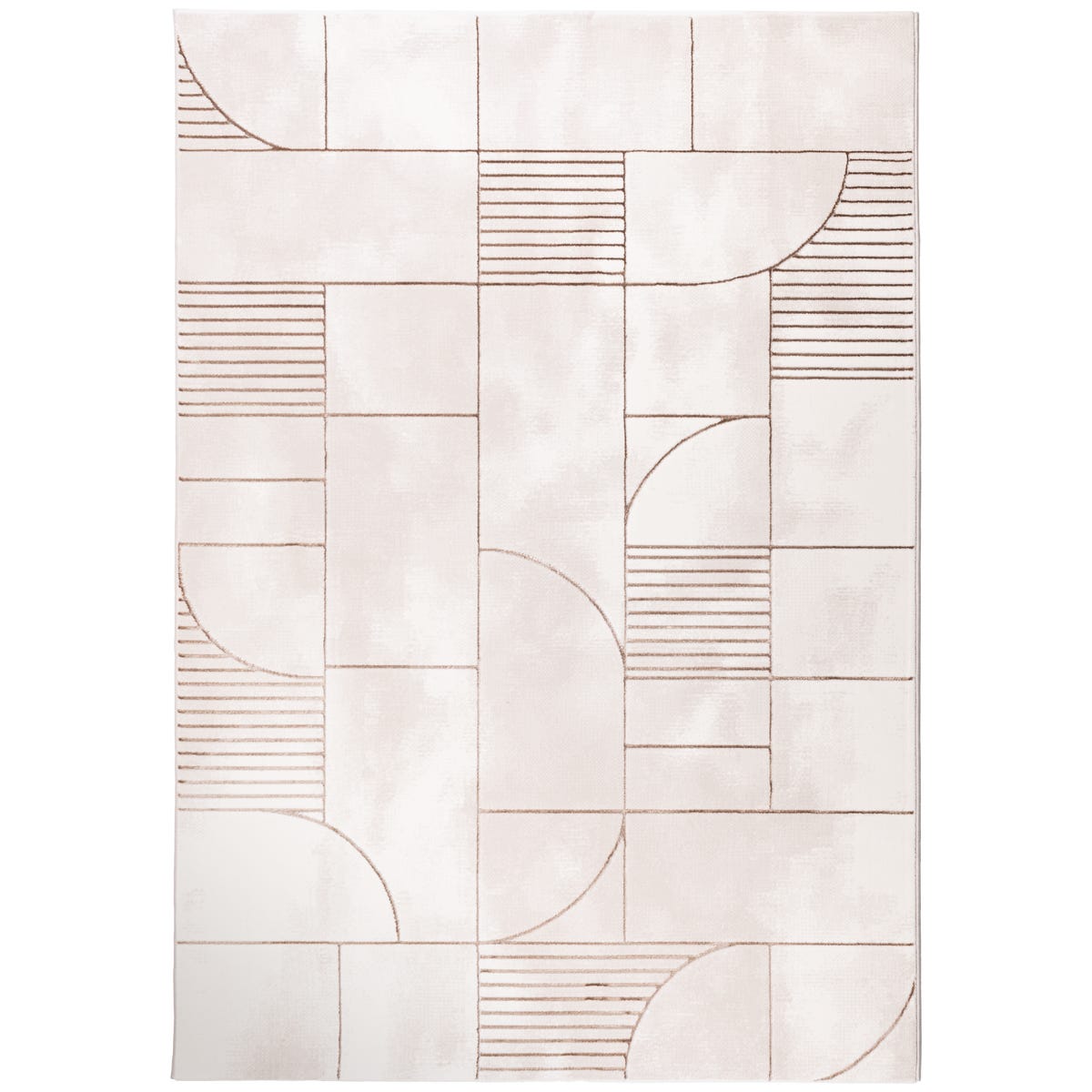 Dywan Century Modern szaro-beżowy 120 x 170 cm
