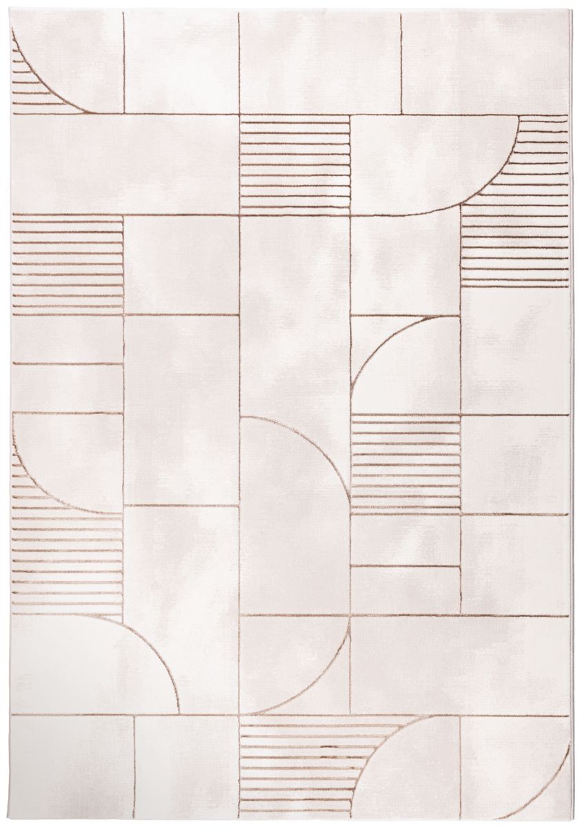 Dywan Century Modern szaro-beżowy 160 x 230 cm