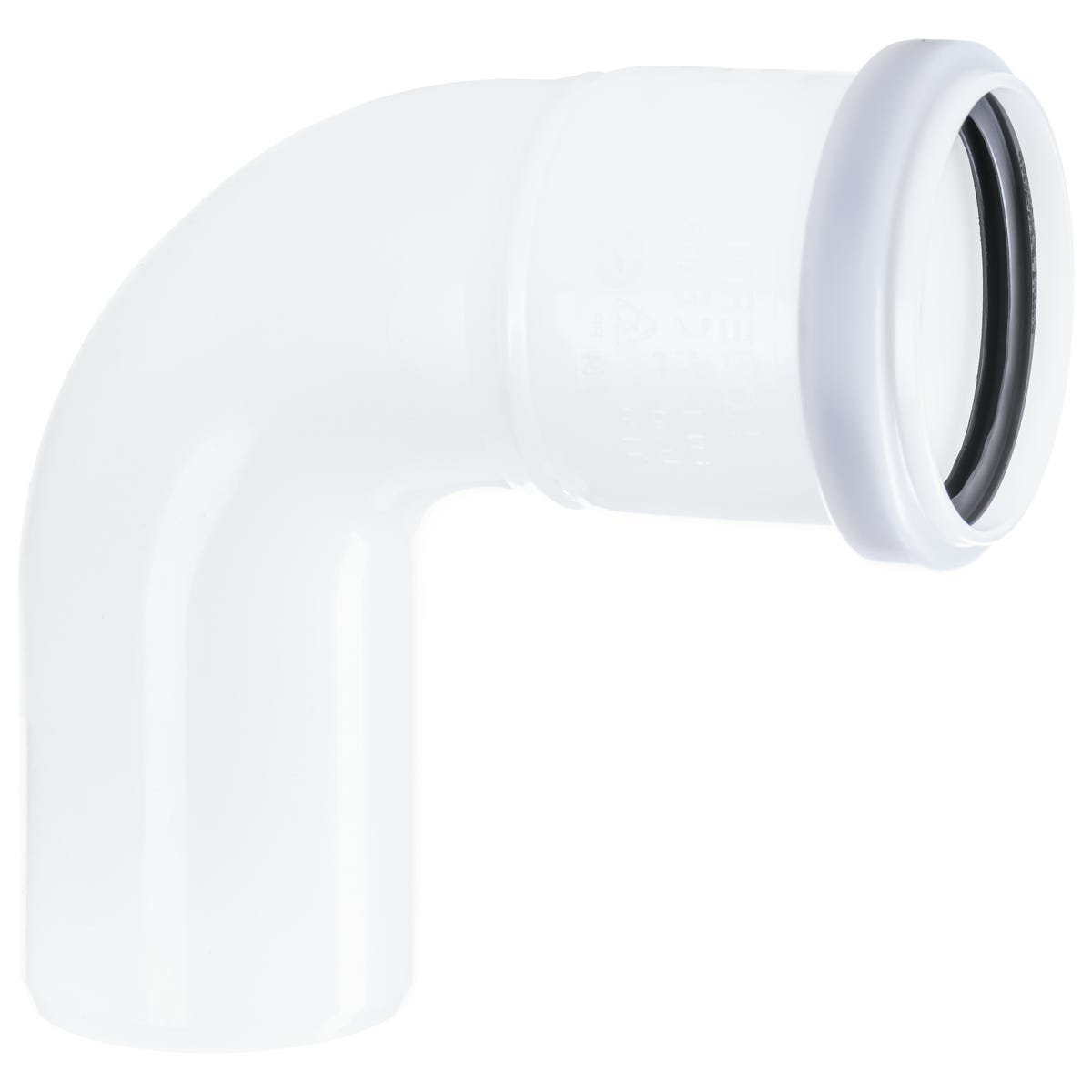 Kolano dwuścienne PP do odprowadzania dymu 80/87 80 mm SPIROFLEX