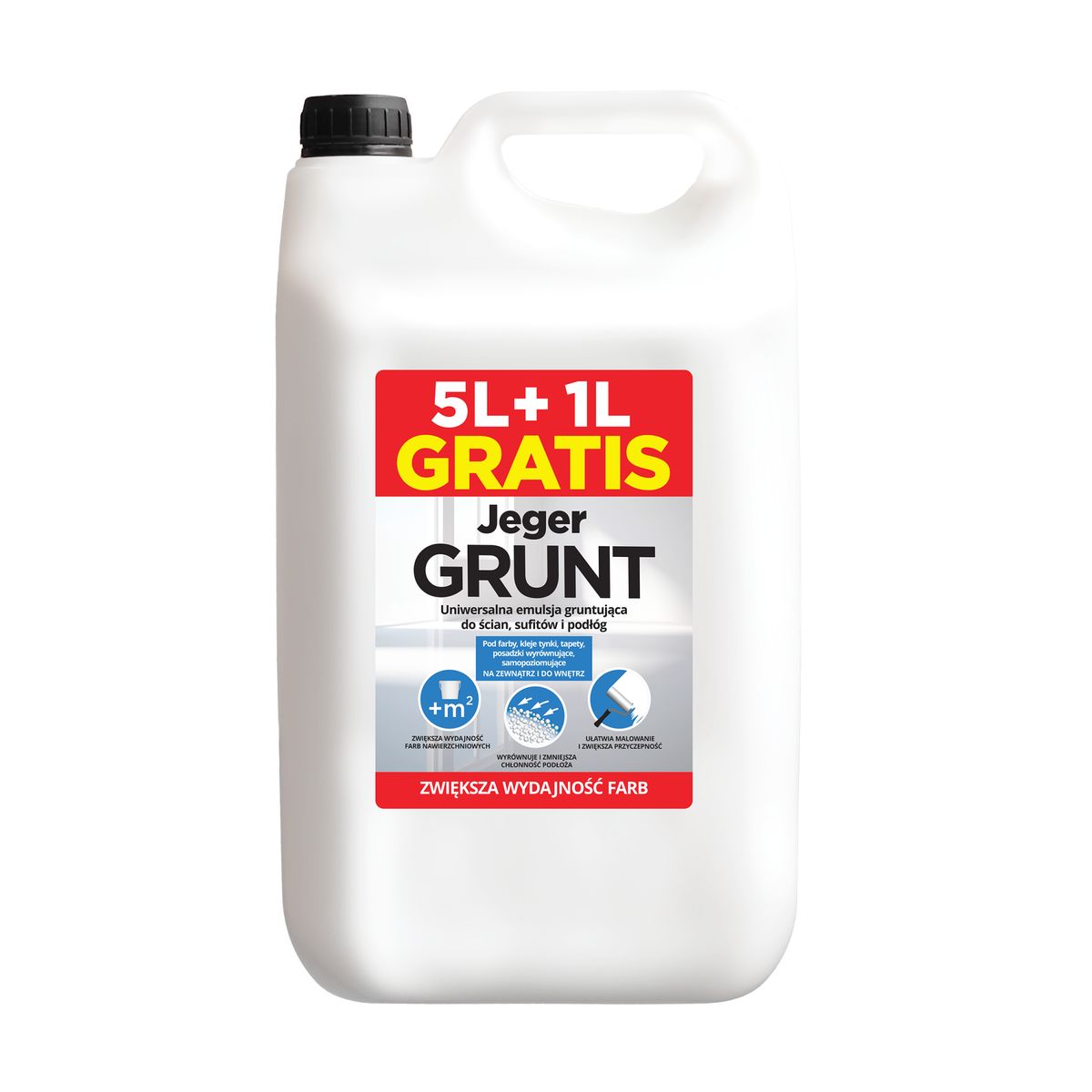 Grunt uniwersalny 5 l + 1 l gratis Jeger