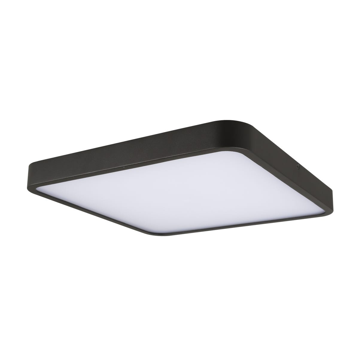 Inspire Plafon zewnętrzny Ponoca czarny 30 cm IP54 LED