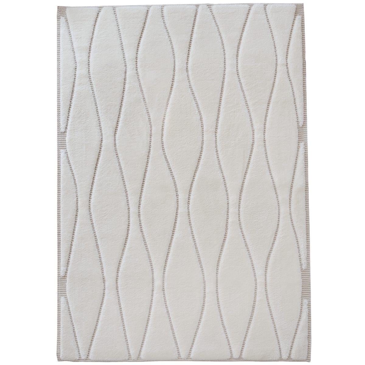 Dywan Bergamo 3D kremowy 160 x 220 cm