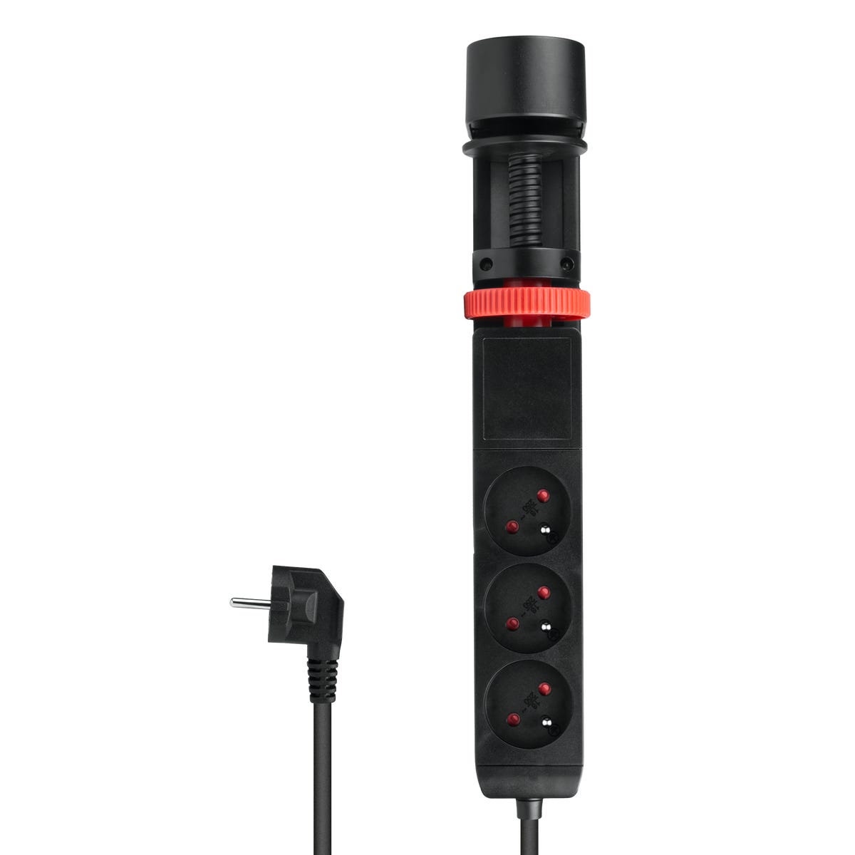 Listwa rozgałęziająca blatowa 3x2P+Z, 3xUSB DPM