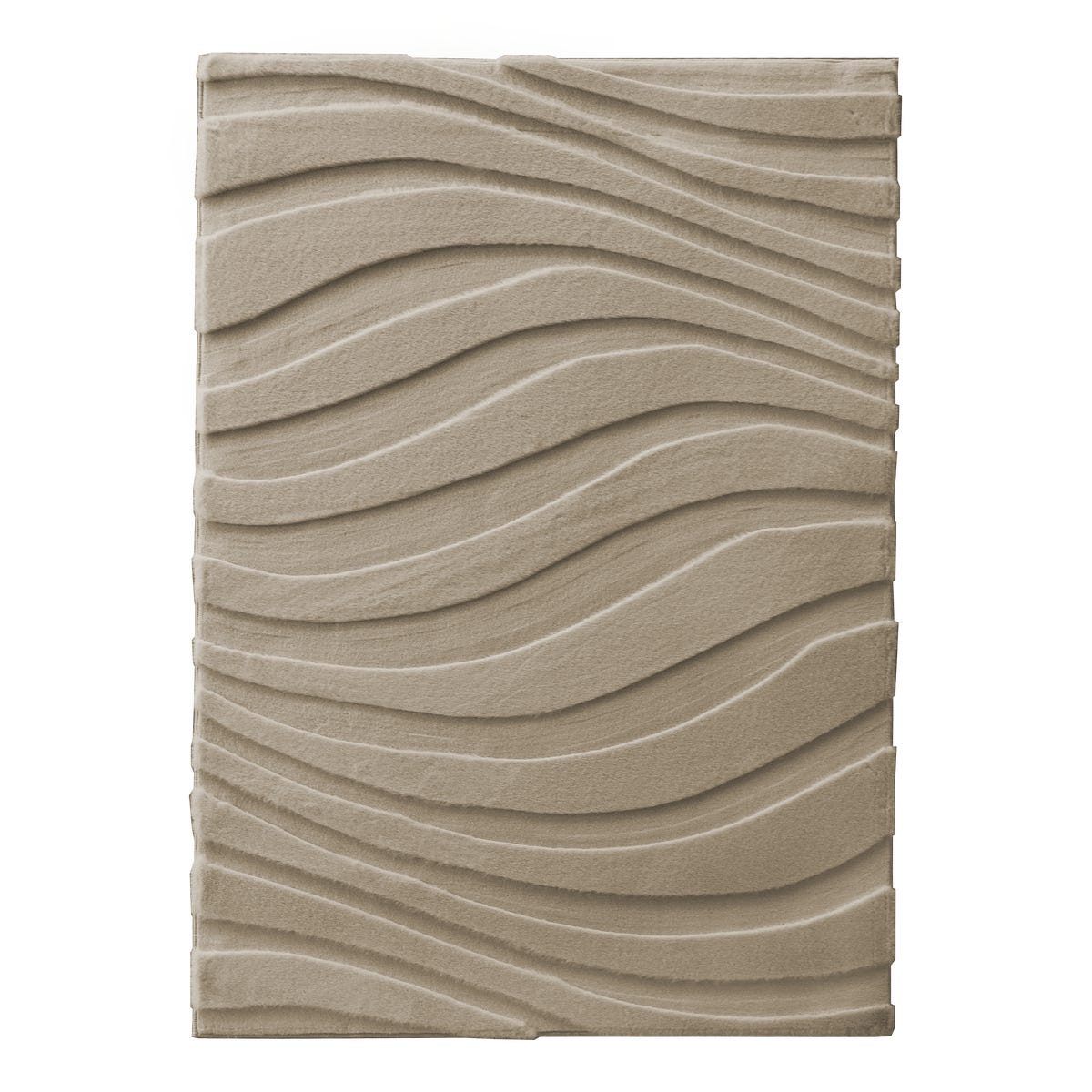 Dywan shaggy Faro beżowy 120 x 160 cm