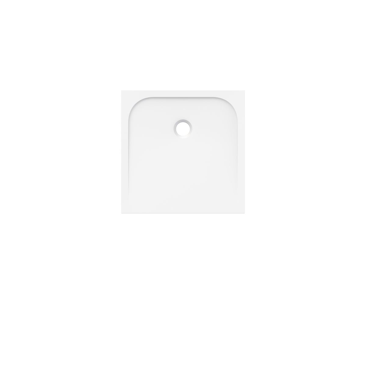 Brodzik do kabiny prysznicowej kwadratowy 80x80 cm biały Easy Sensea