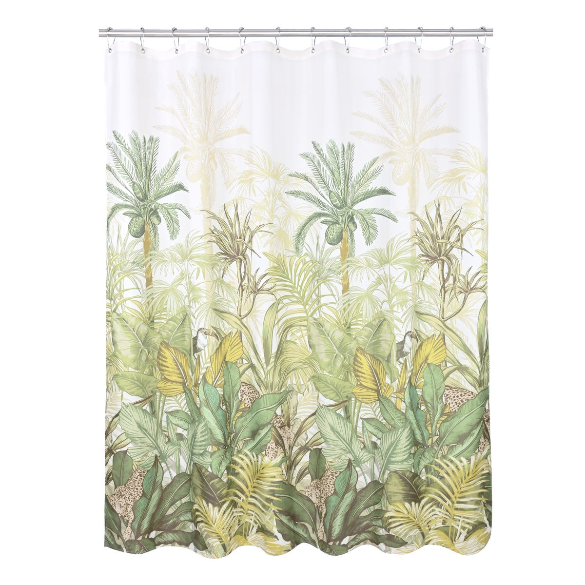 Zasłonka prysznicowa poliestrowa Amazonia 180x200 cm różnokolorowa Sensea