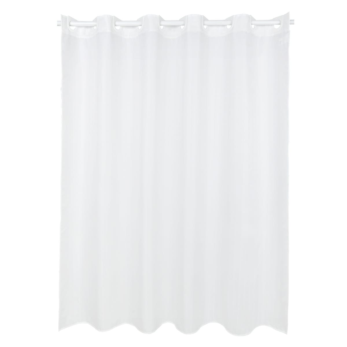 Zasłonka prysznicowa poliestrowa Neo 180x200 cm biała Sensea