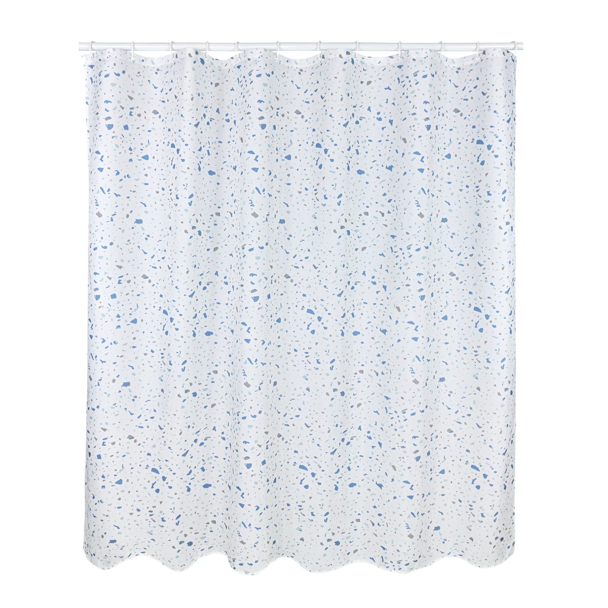 Zasłonka prysznicowa poliestrowa Neo Terrazo 180x200 cm różnokolorowa Sensea