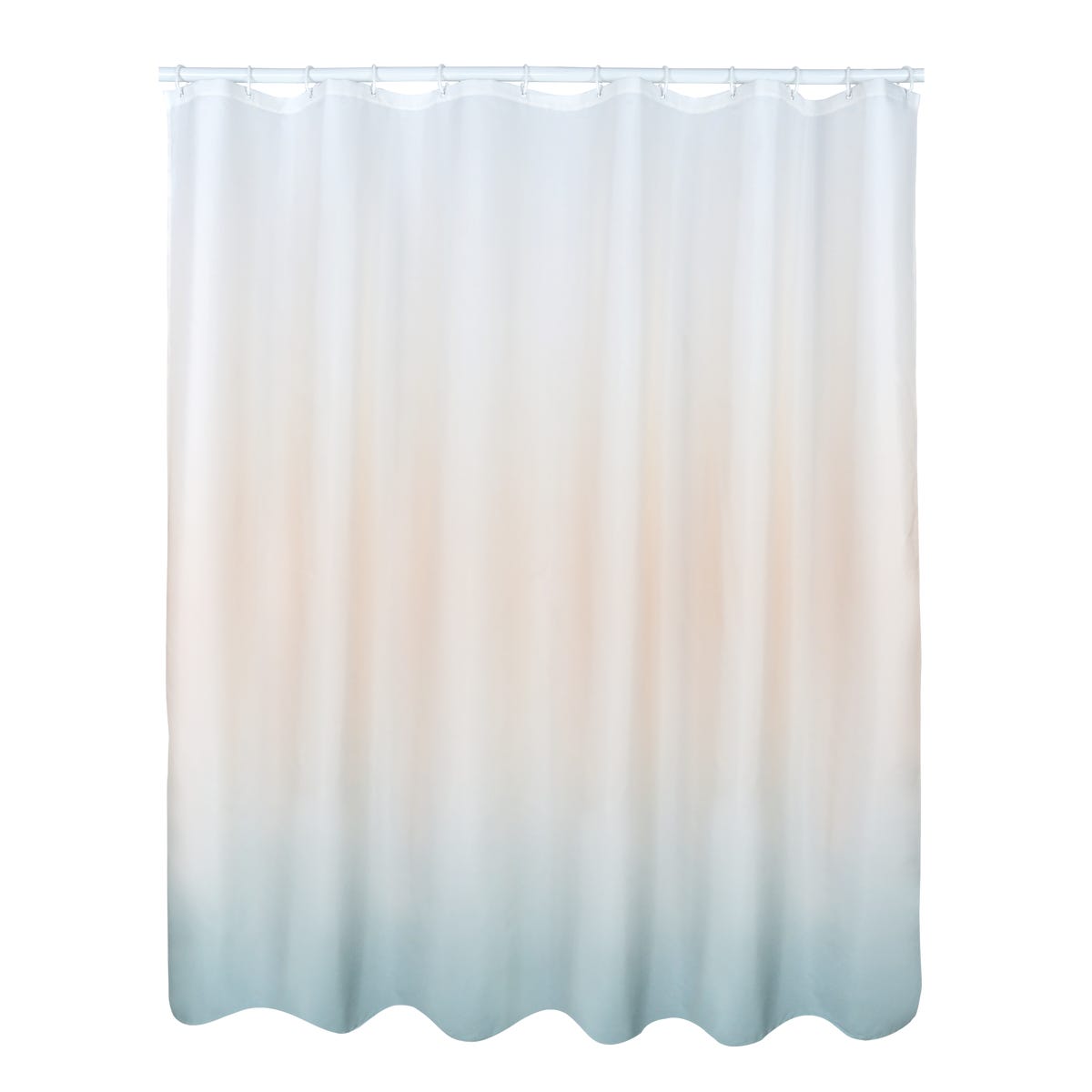 Zasłonka prysznicowa poliestrowa TIE&DYE2 180x200 cm różowo-niebieska Sensea