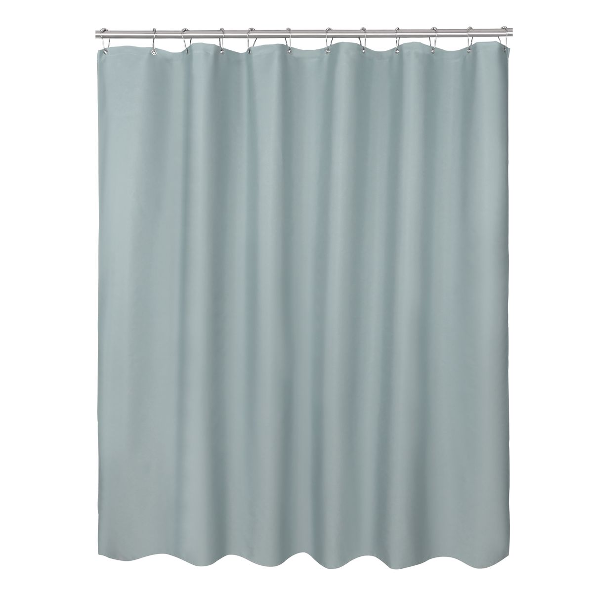 Zasłonka prysznicowa poliestrowa Remix Celadon 180x200 cm niebieska Sensea