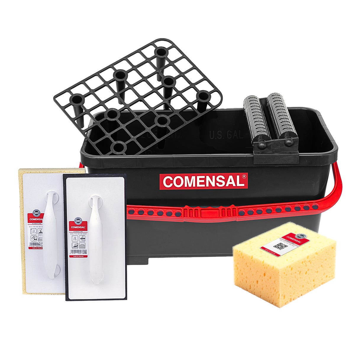 Zestaw glazurniczy wiaderko 24l + akcesoria COMENSAL