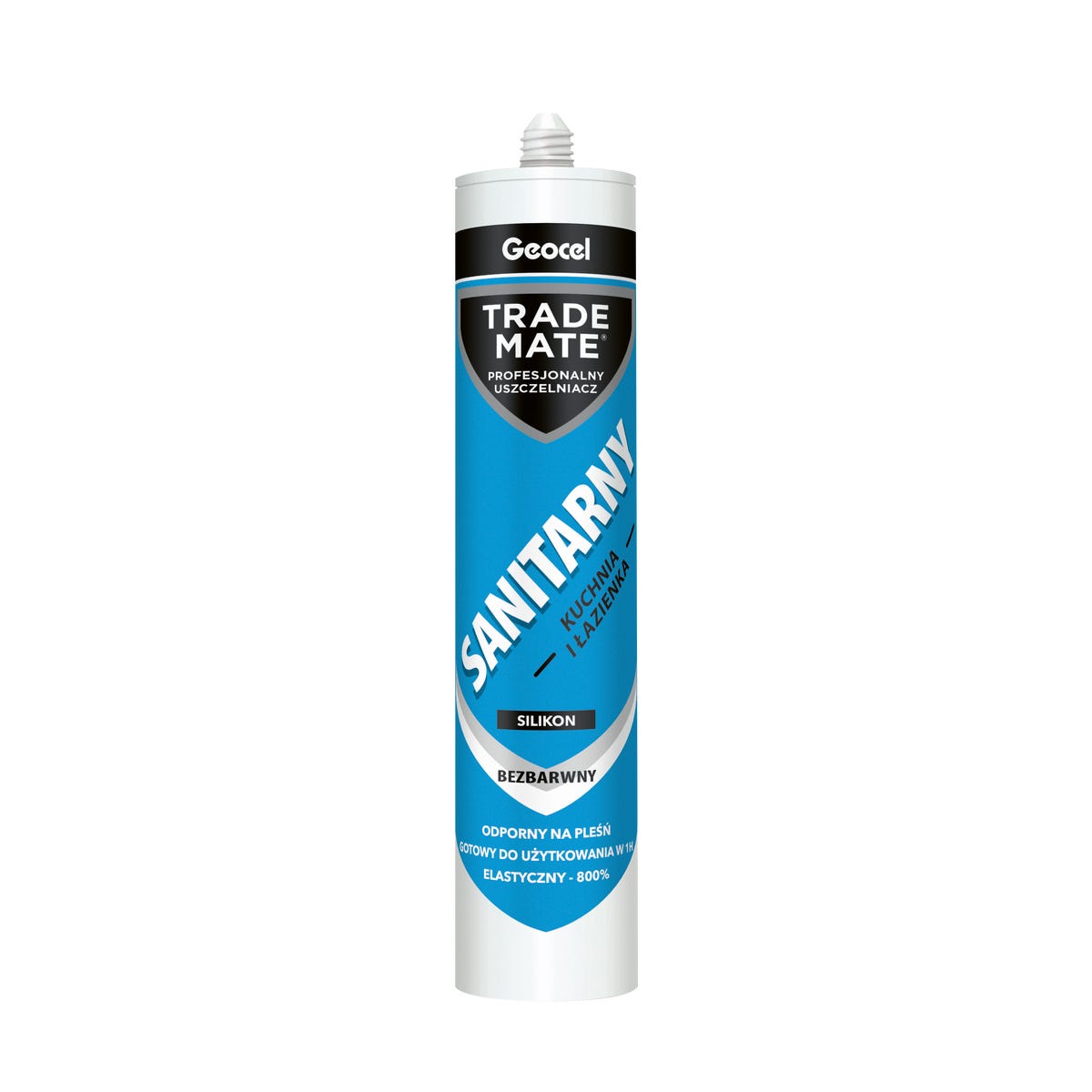 Geocel Silikon sanitarny bezbarwny 280 ml Trademate