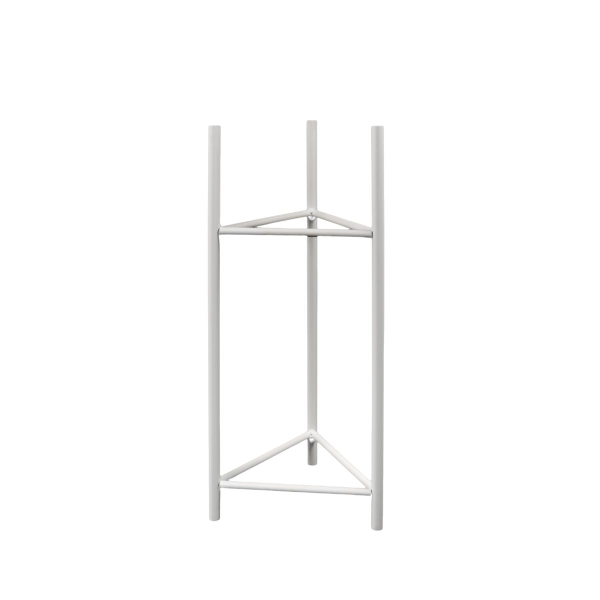 Stojak na donicę Lizio 27x60 cm metalowy biały Your Loft Designe