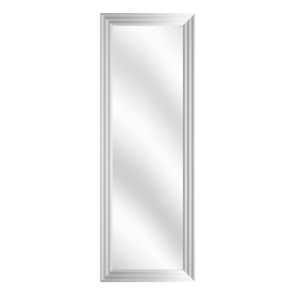 Lustro Wave Fala białe 50 x 142 cm