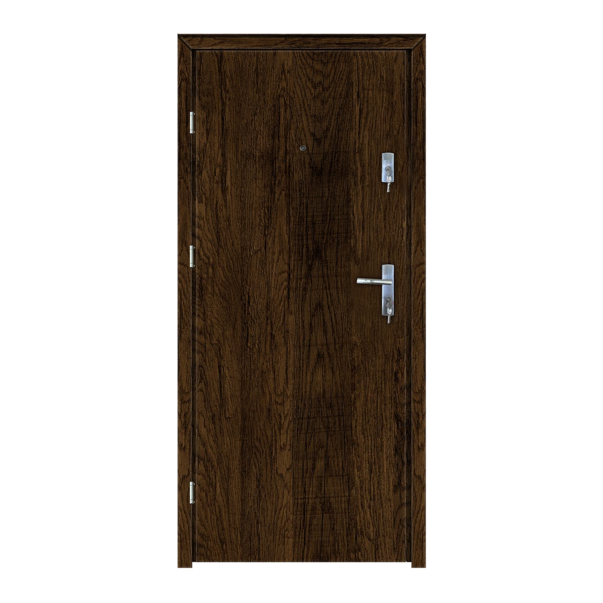 Drzwi wewnętrzne wejściowe Santos II OP orzech 80 lewe Perfect Door