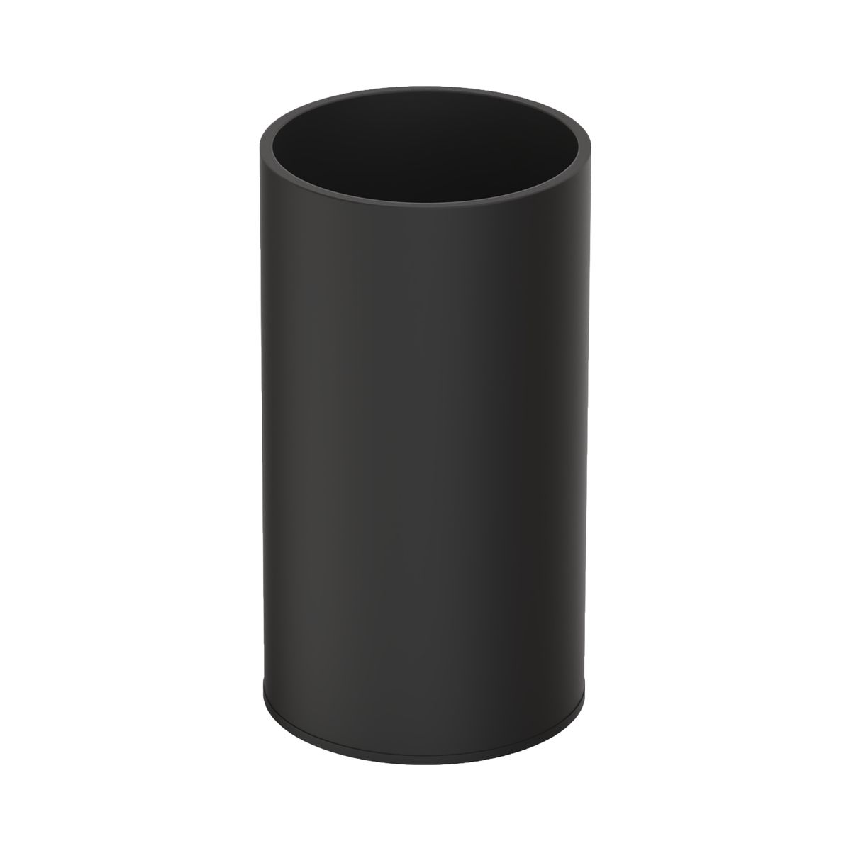 Kubek na szczoteczki do zębów czarny mat Essential Sensea