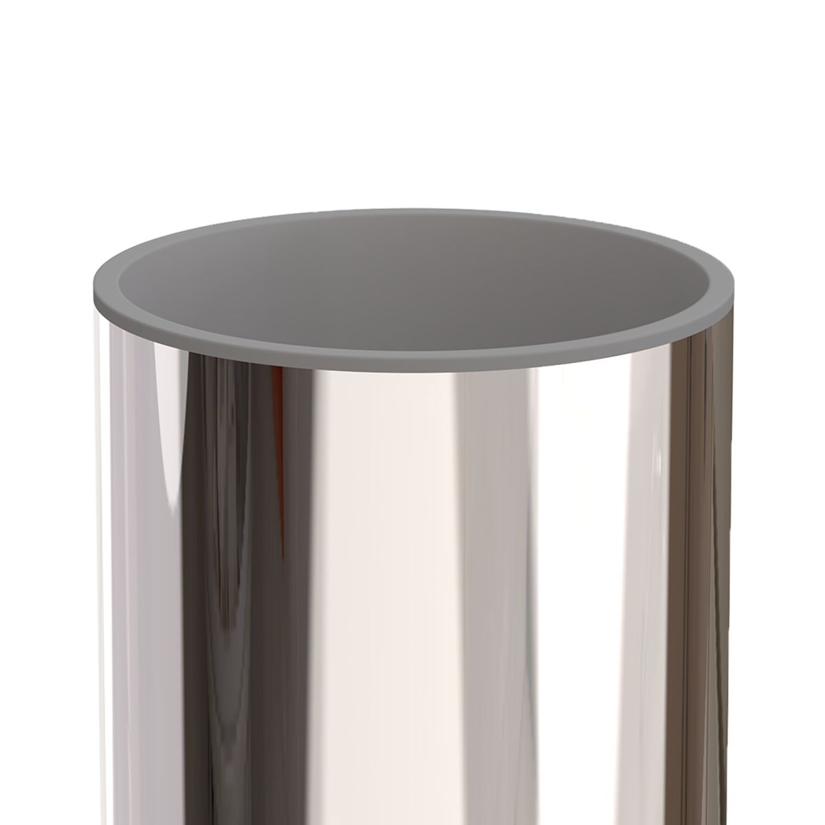 Kubek na szczoteczki do zębów Essential chromowany Sensea