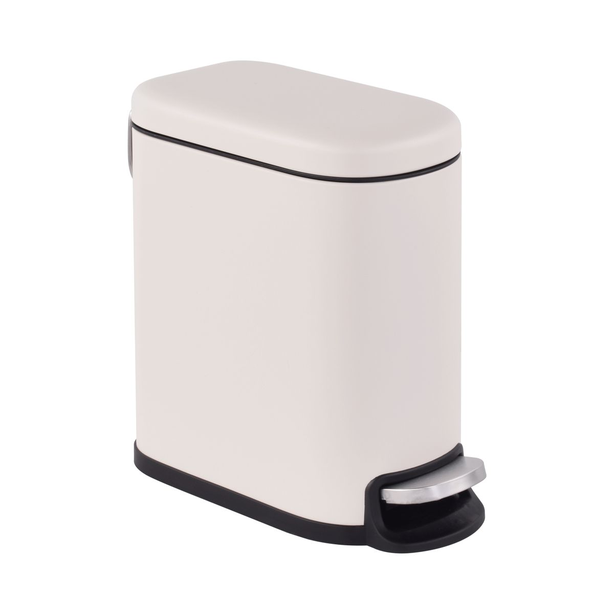 Łazienkowy kosz na śmieci Remix Slim 5l beżowy Trench Sensea