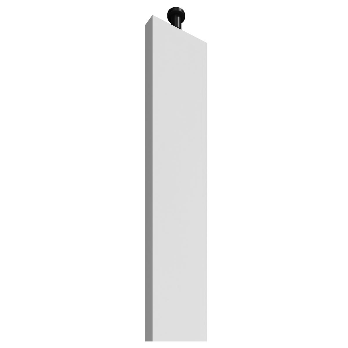 Lamel działowy obrotowy dekoracyjny 275x92x22 cm Biały