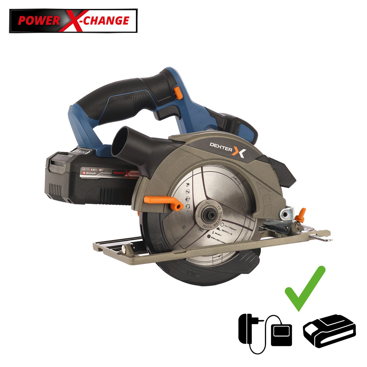 Dexter Piła tarczowa DT-CS 18/165 Li