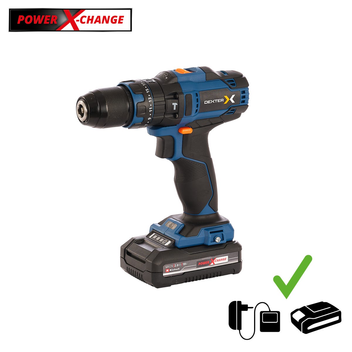 DEXTER LI 18V 44NM Power X-Change +akumulator 2.5 AH