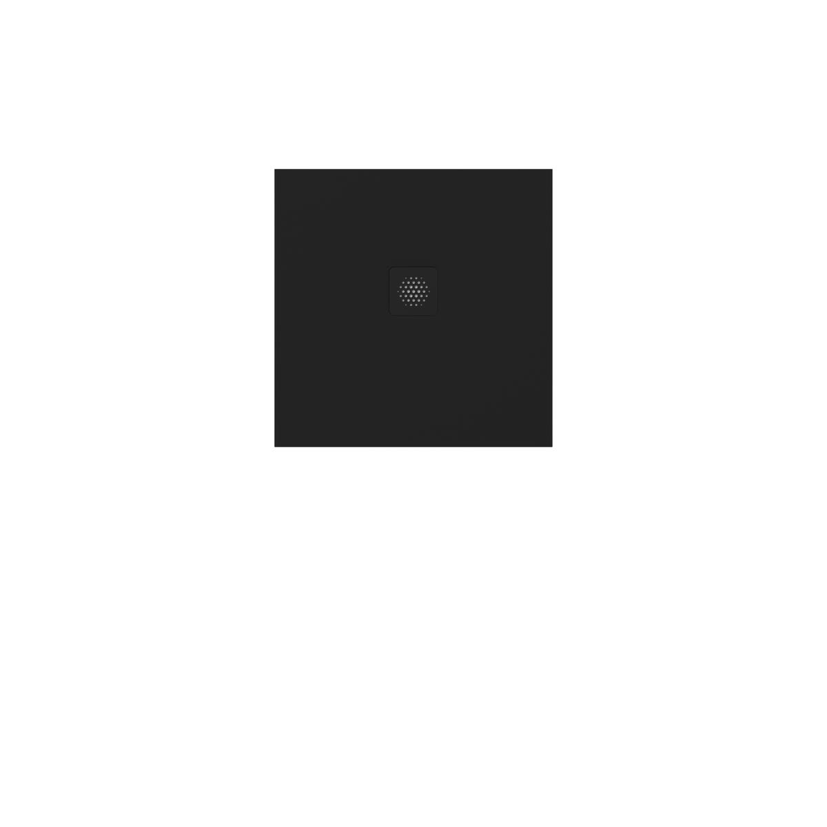 Brodzik do kabiny prysznicowej kwadratowy 80x80 cm czarny Remix Sensea