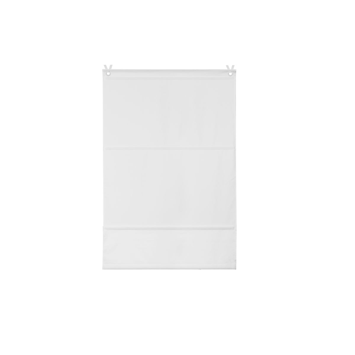 Roleta rzymska Pharell Pleat 120 x 175 cm biała Inspire