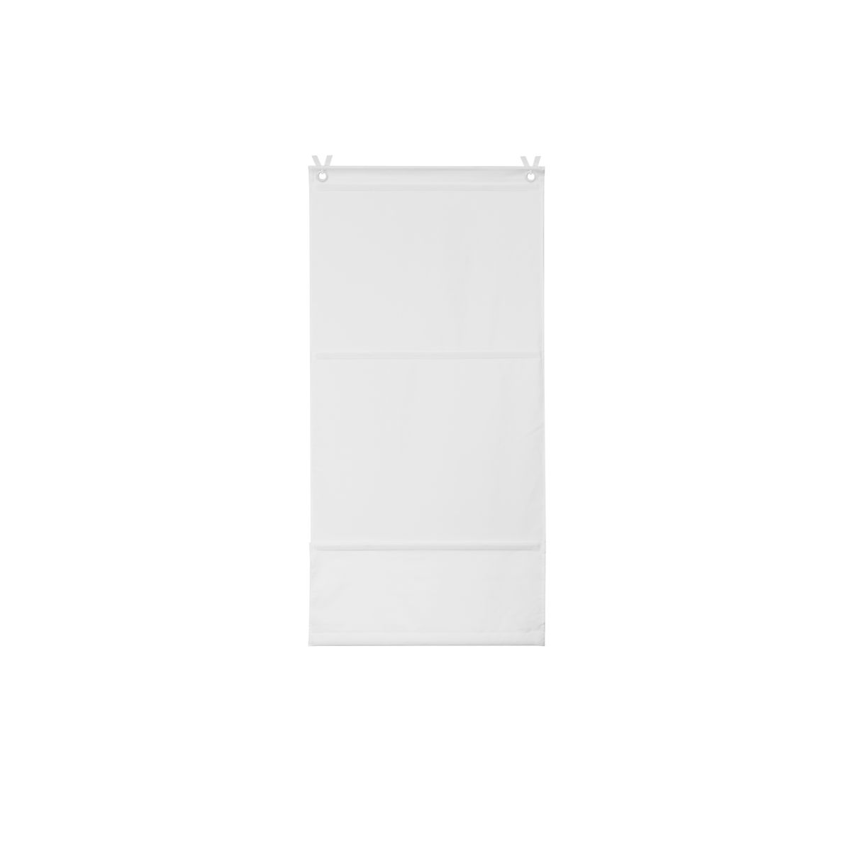 Roleta rzymska Pharell Pleat 60 x 175 cm biała Inspire