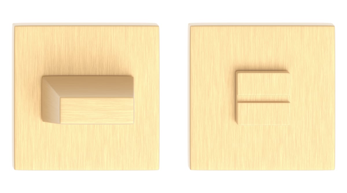 Metalbud Rozeta podklamkowa do wc Spigola mosiądz szczotkowany