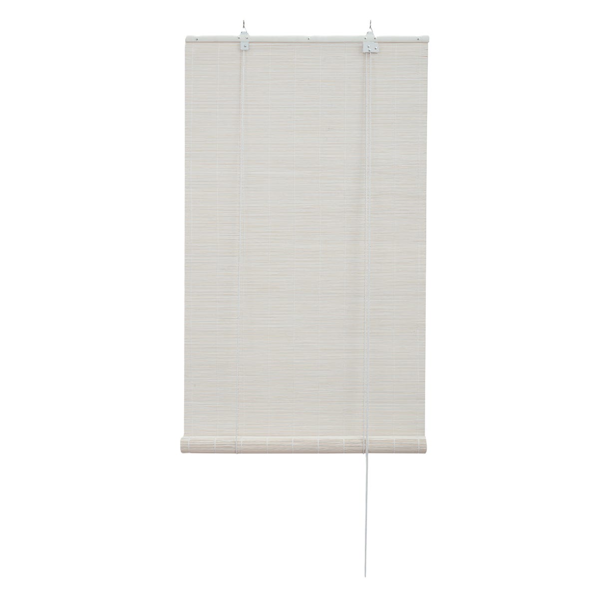 Roleta bambusowa Unda biała 60 x 180 cm Inspire