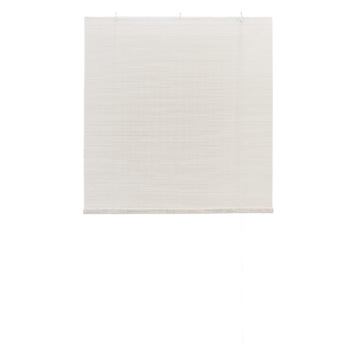 Roleta bambusowa Unda biała 150 x 250 cm Inspire
