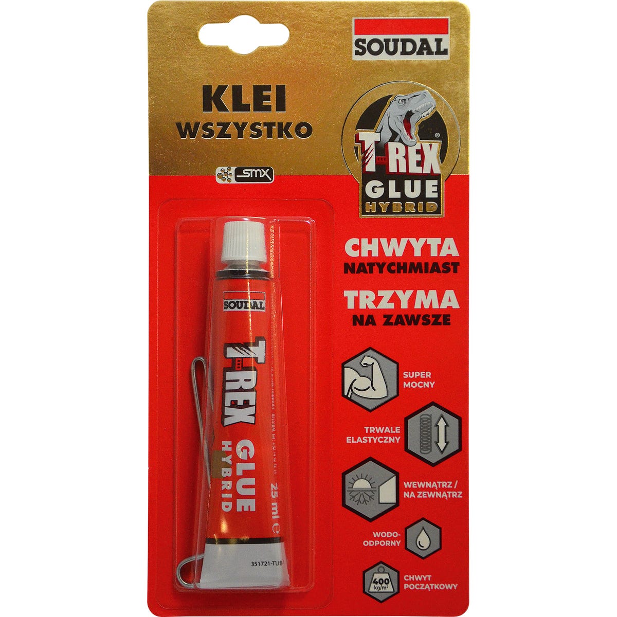 Klej T-Rex Glue Hybrid 25 ml Soudal