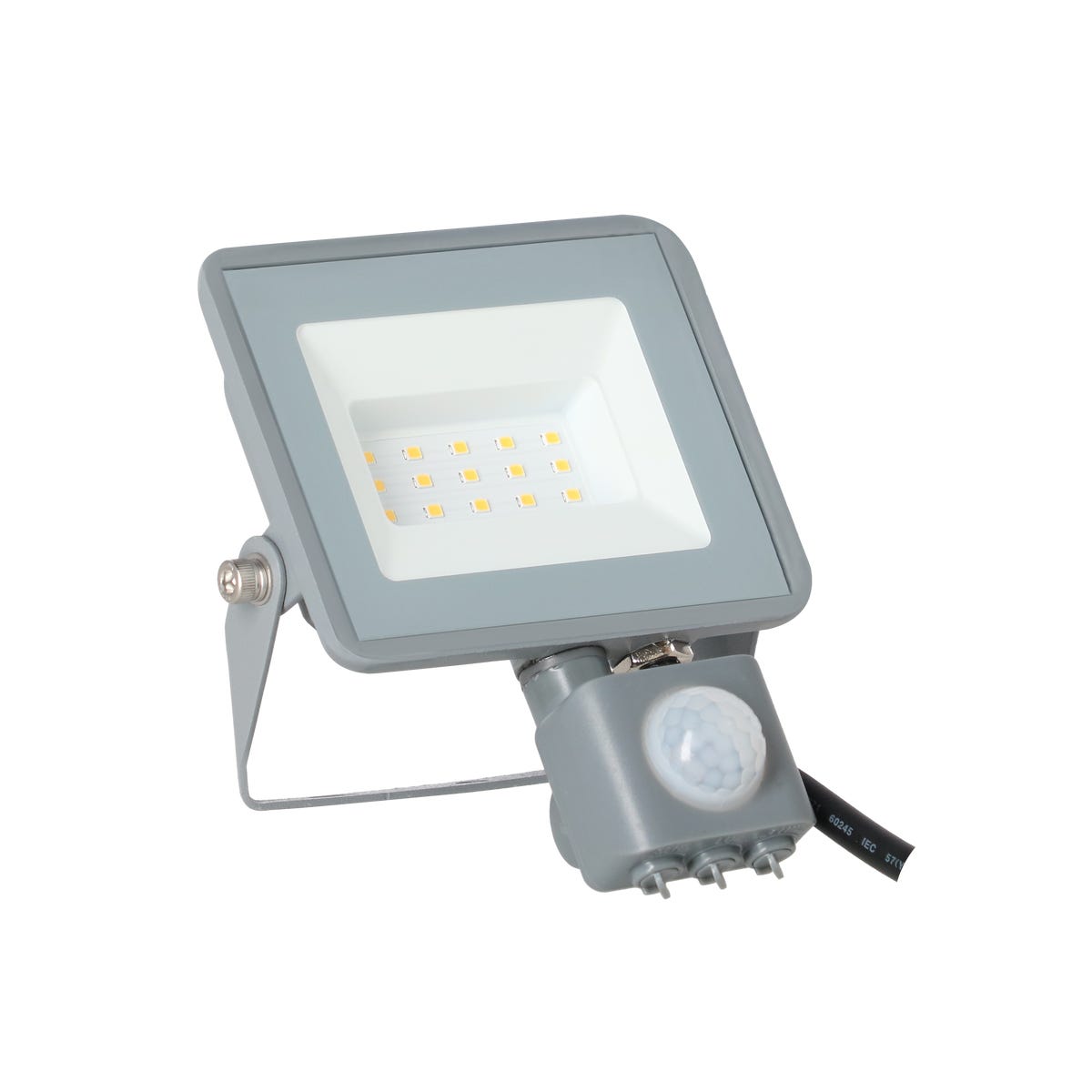 Naświetlacz szary z czujnikiem 900 lm IP44 LED Orio