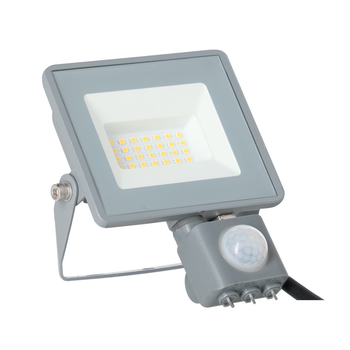 Naświetlacz szary z czujnikiem 1800 lm IP44 LED Orio
