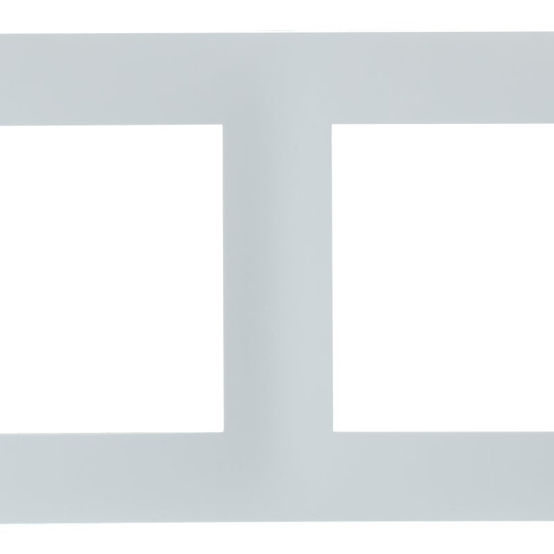 OSPEL Ramka podwójna FOKUS Biały