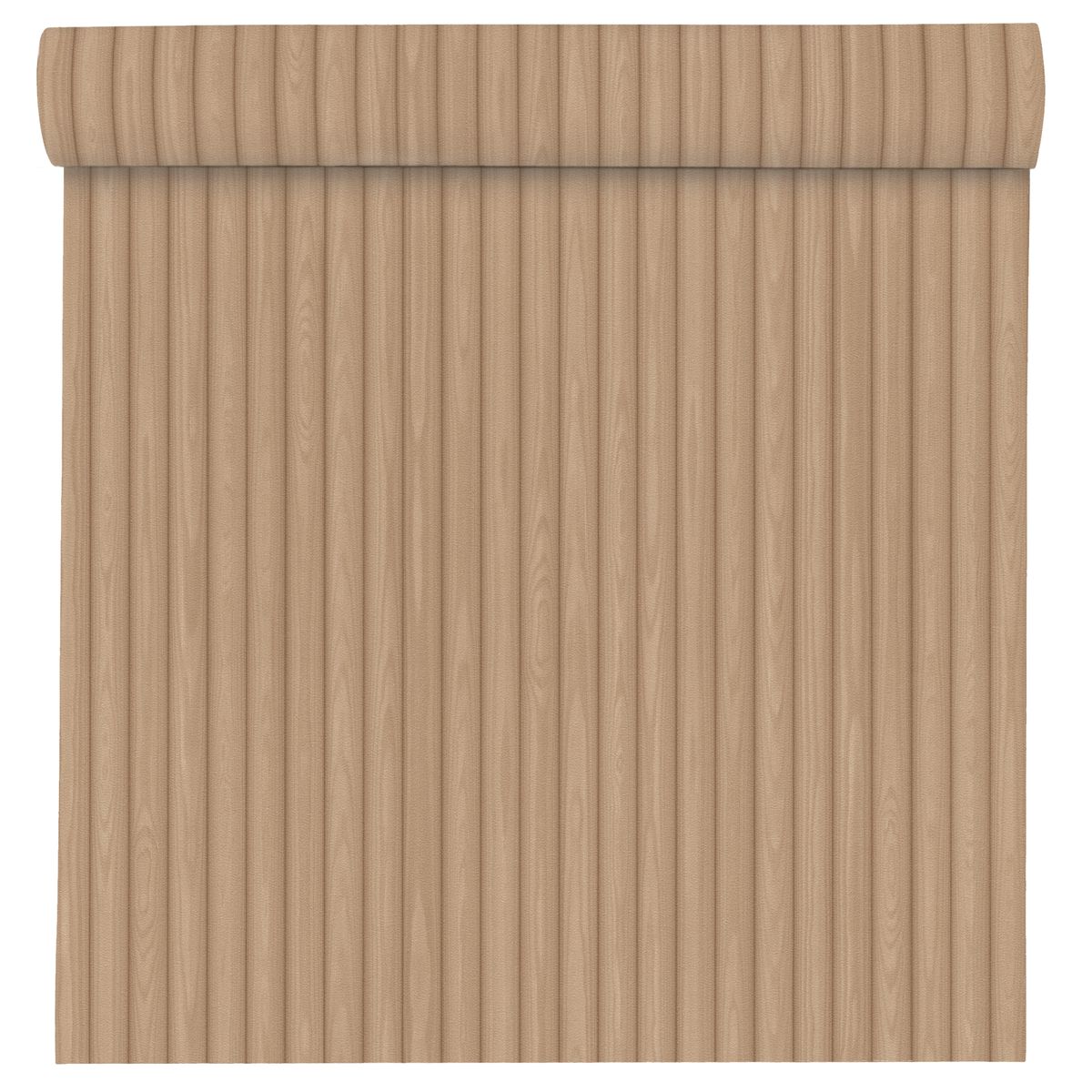 Tapeta Wałek drewno brązowa winylowa na flizelinie