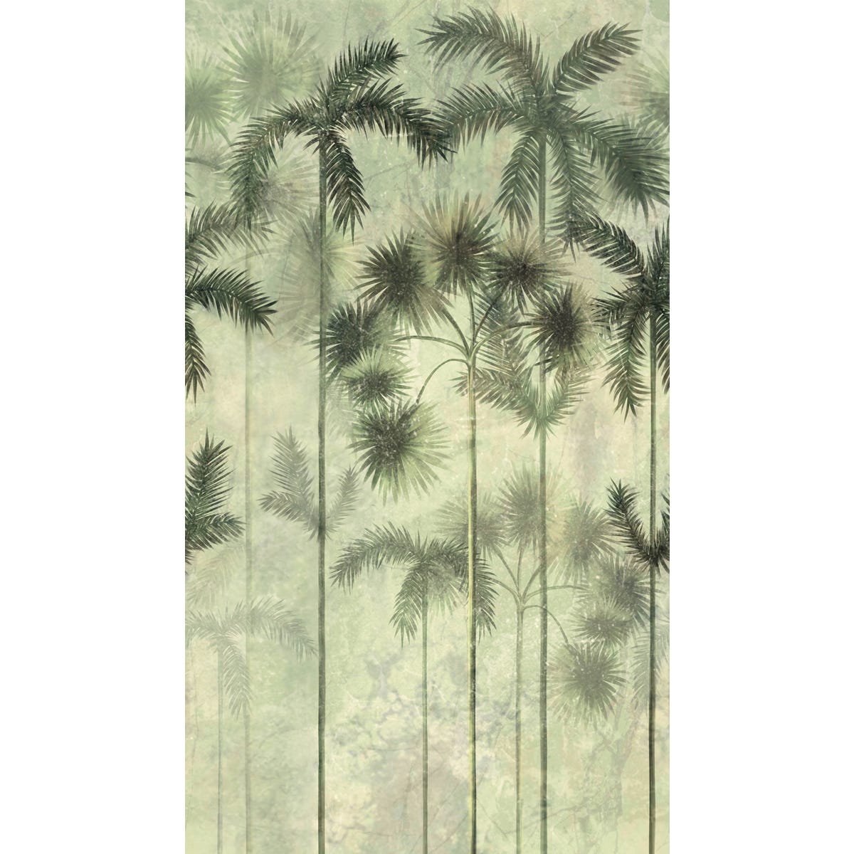 Tapeta panoramiczna Palmy Zielone 159 x 280 cm