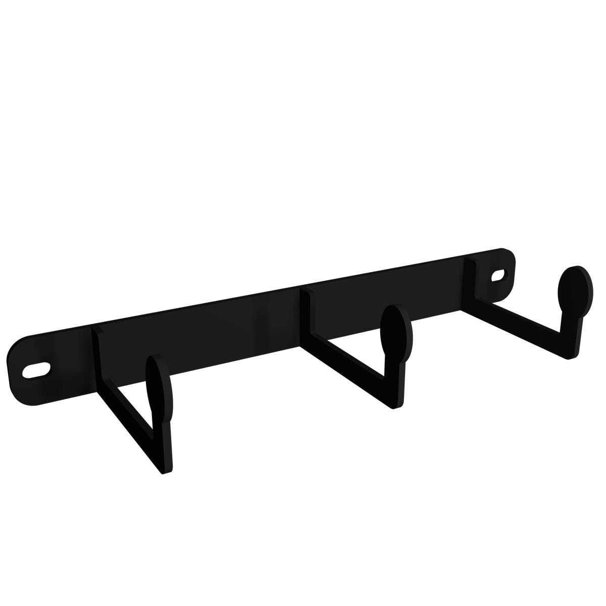 Uchwyt ścienny na ręczniki czarny 27,2 cm VERTO II INSTAL PROJEKT