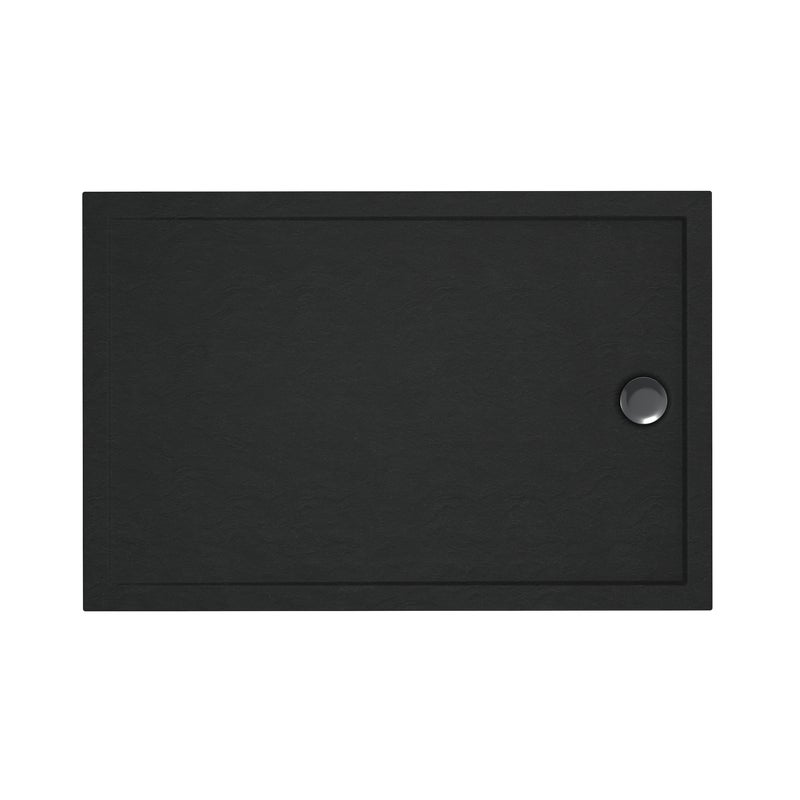 Brodzik do kabiny prysznicowej Frigo 140x70x12 cm czarny Sensea