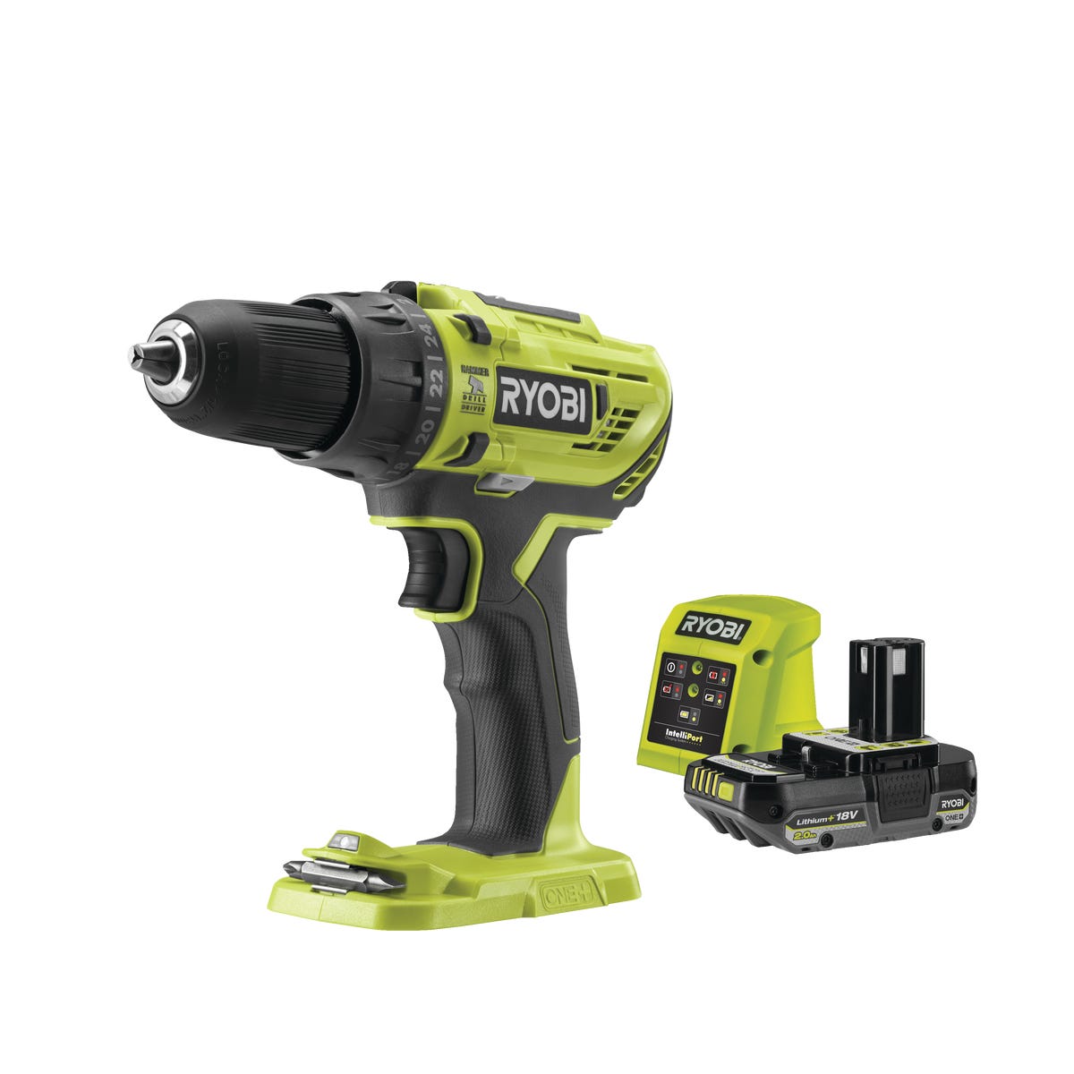 RYOBI Wiertarko-wkrętarka akumulatorowa udarowa 18V 50Nm 2Ah