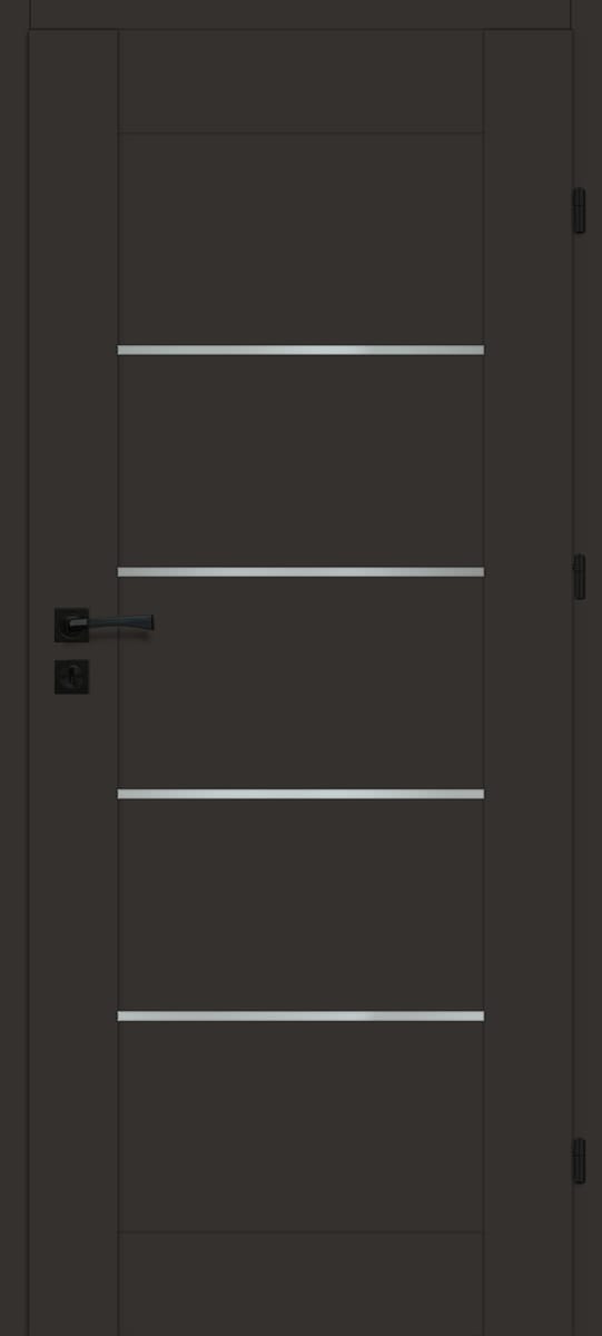 Artens Drzwi wewnętrzne pokojowe Vinci 80 prawe czarny mat