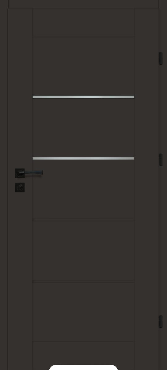 Artens Drzwi wewnętrzne łazienkowe Vinci 60 prawe czarny mat