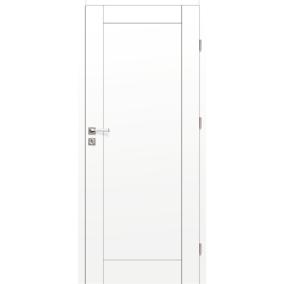 Drzwi wewnętrzne pełne Mondo 70 prawe białe