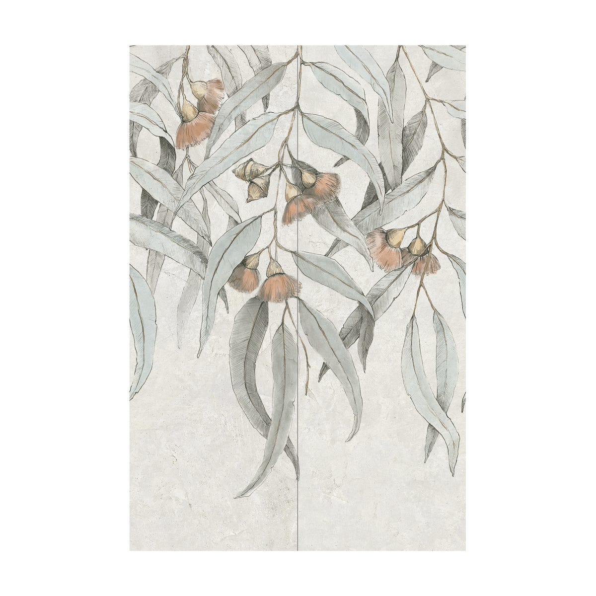 Dekor 2 elementowy Taonga Leaves B 65.8x89.8 Arte
