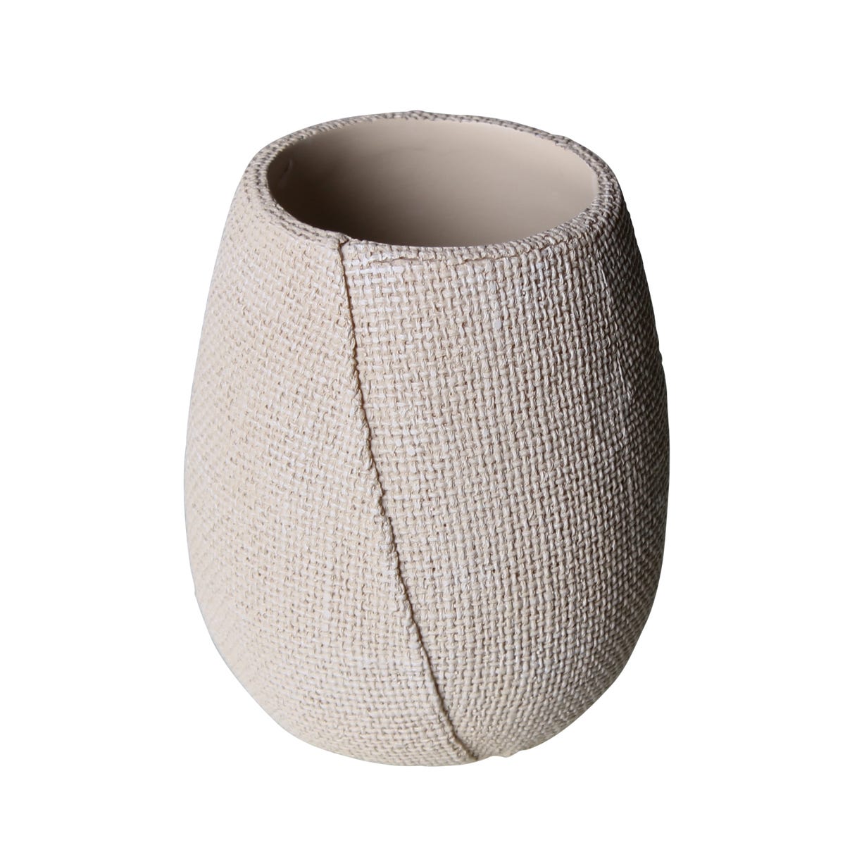 Kubek na szczoteczki do zębów beżowy Caro