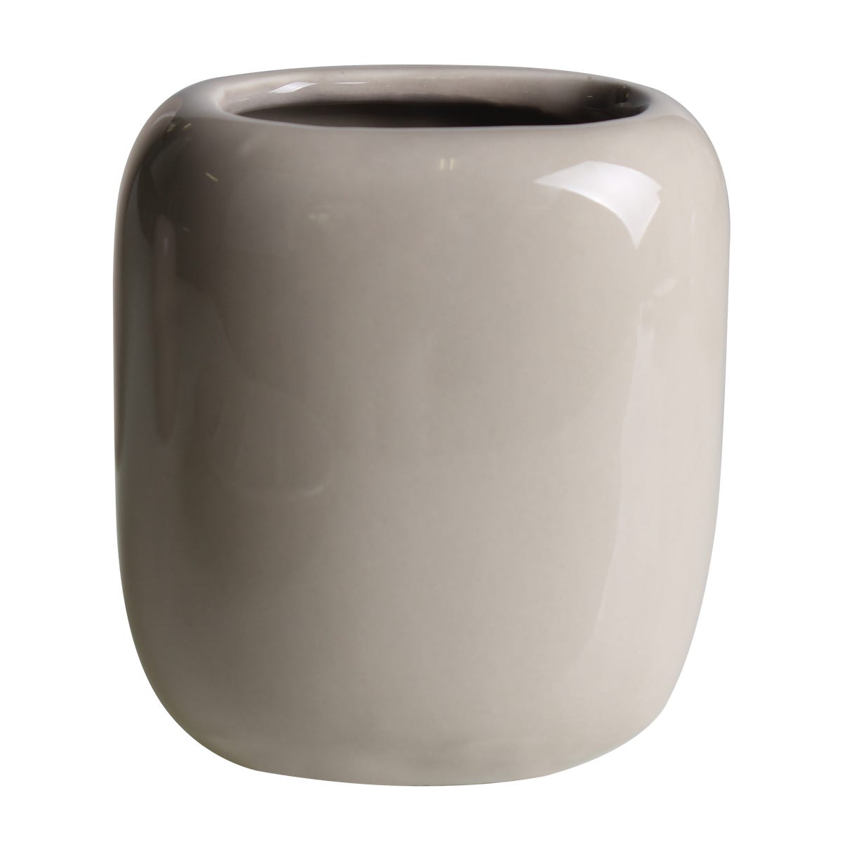 Kubek na szczoteczki do zębów beżowy Wiwa