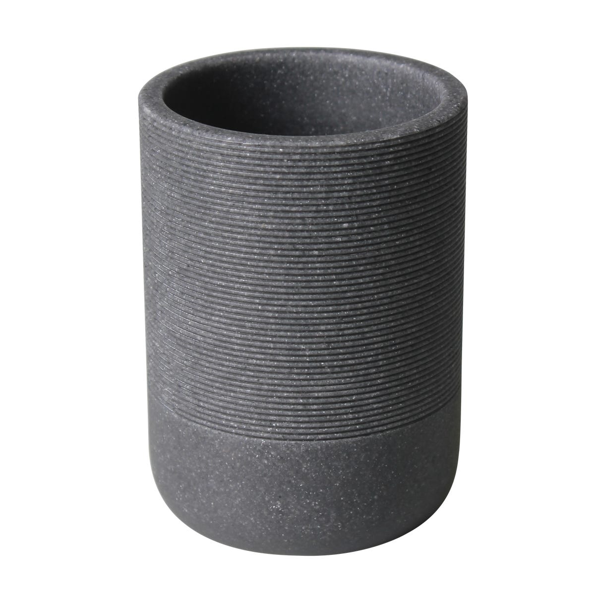 Kubek na szczoteczki do zębów szary Loop