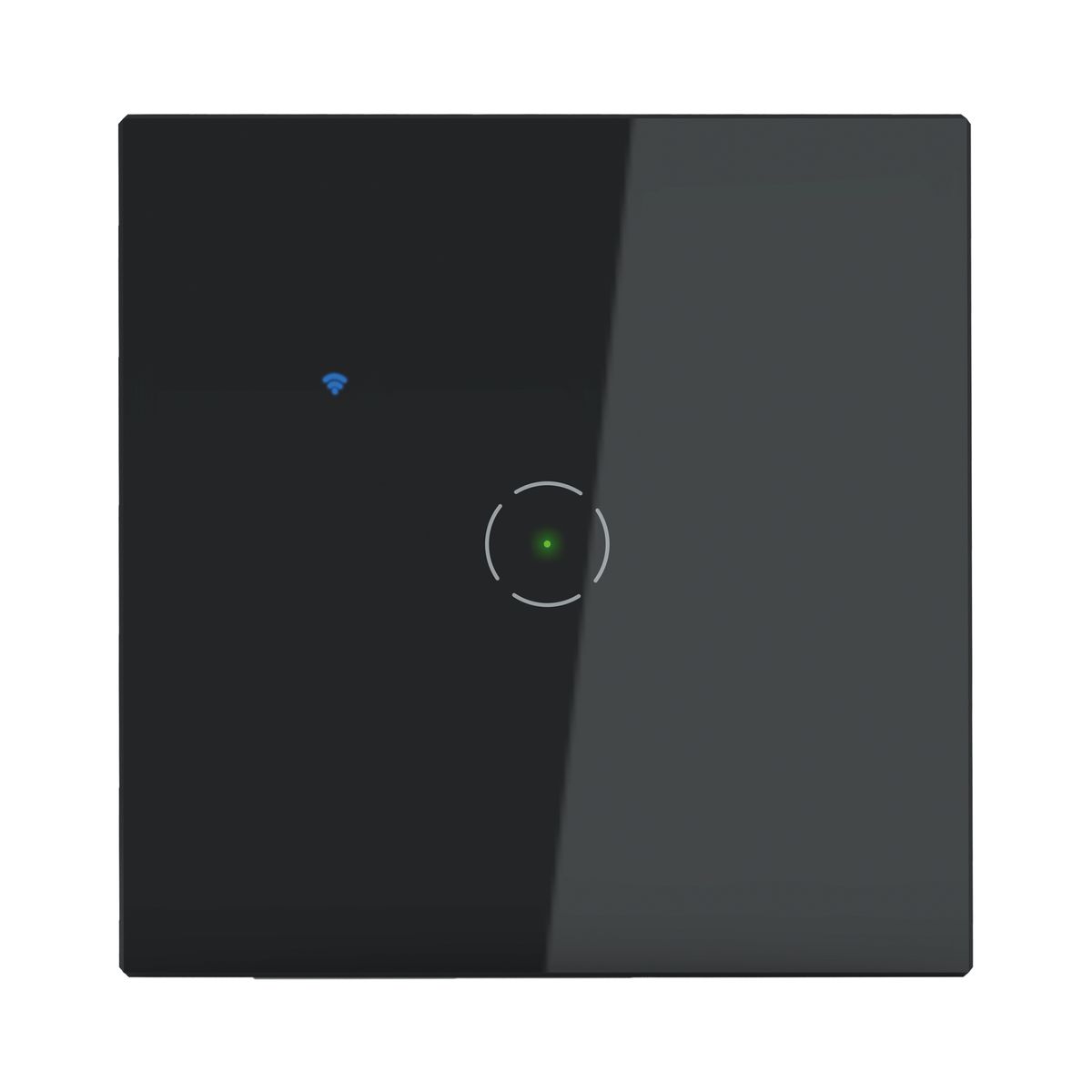 Włącznik pojedynczy WiFi Tuya Czarny ORNO