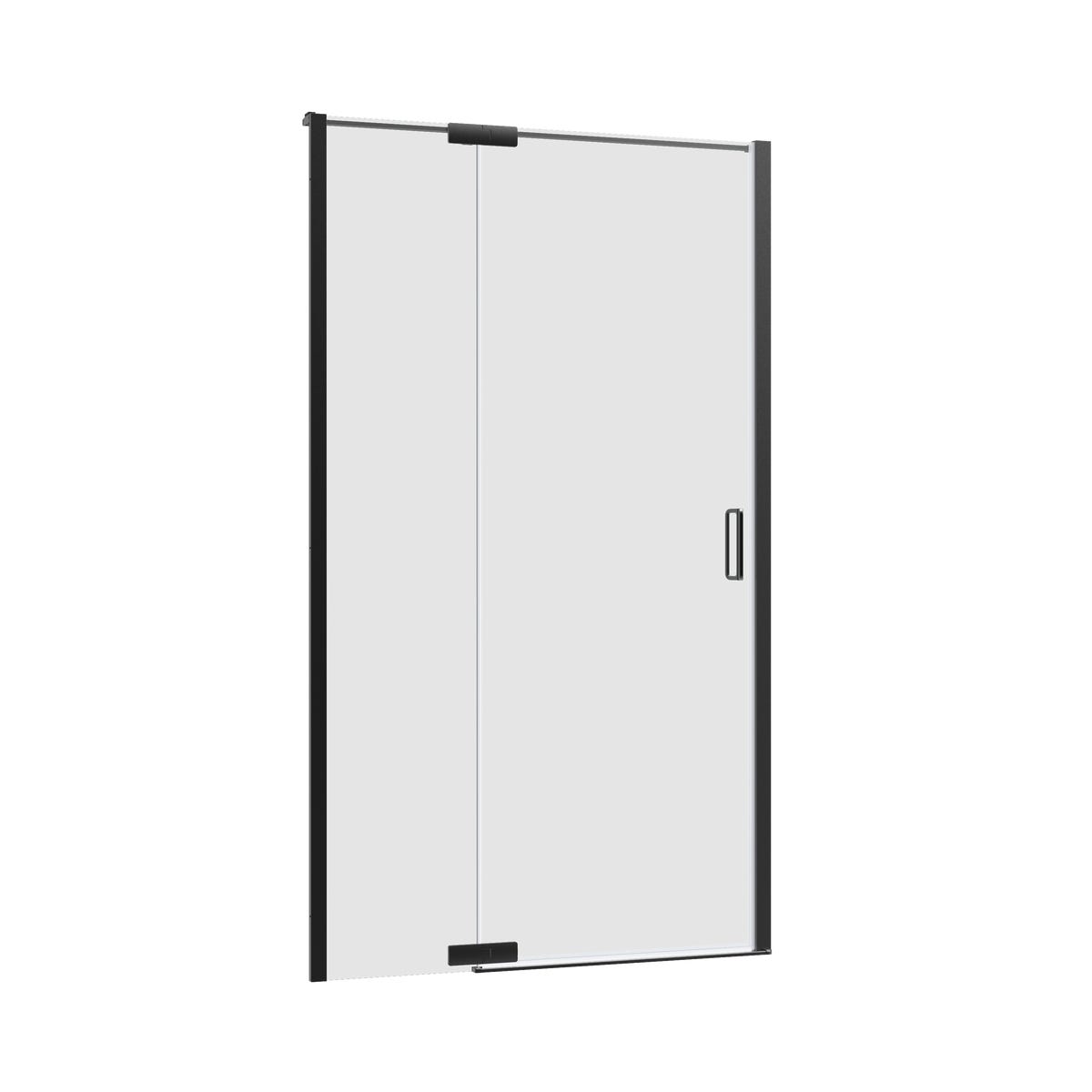 Sensea Drzwi prysznicowe uchylne Neo czarne 120x200 cm