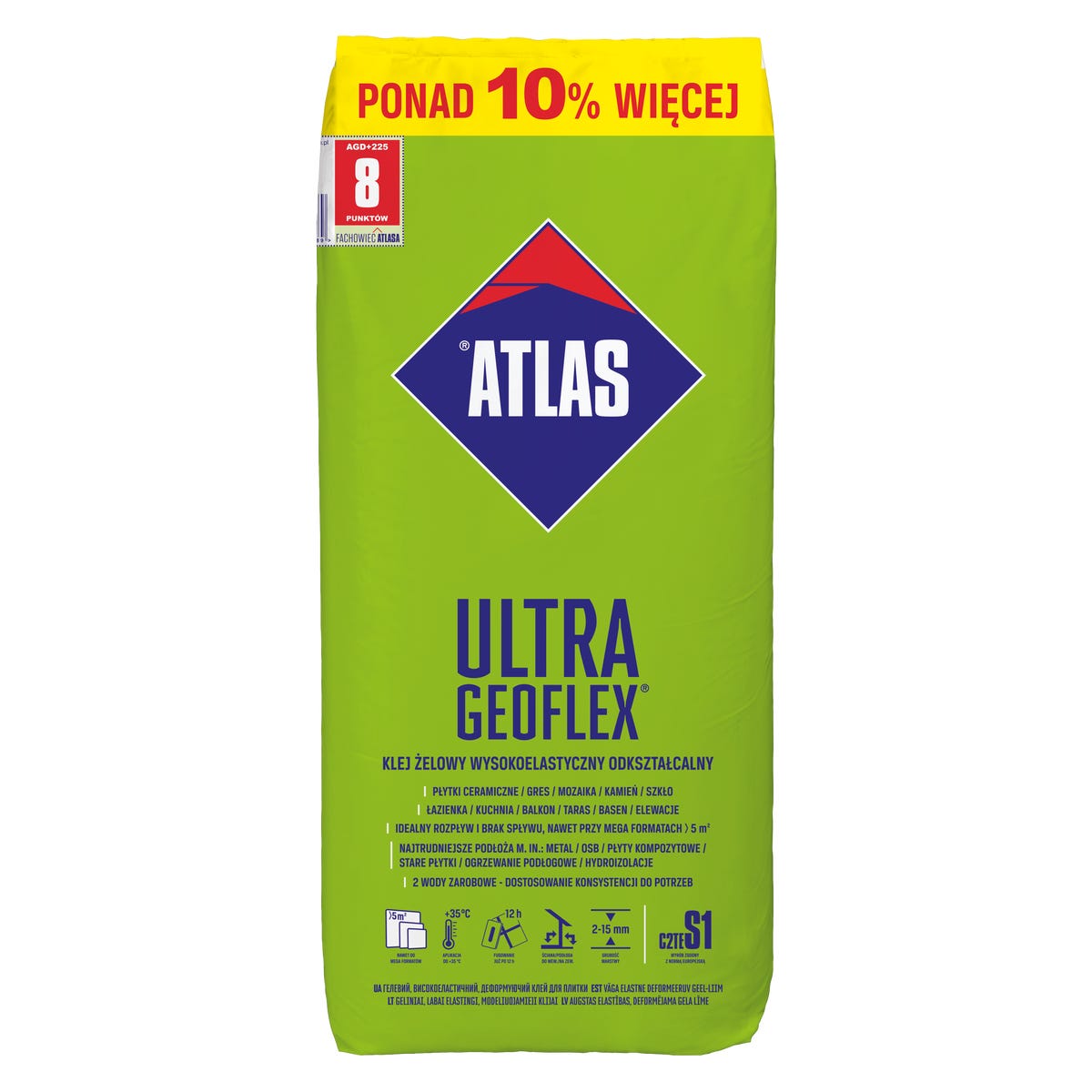 Zaprawa klejowa Geoflex Ultra 22,5+ 2,5 kg Atlas